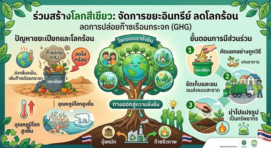 ถังขยะเปียก ลดโลกร้อน